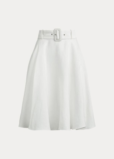 Women's Ralph Lauren Madelyn Linen Skirts | 561729DIH